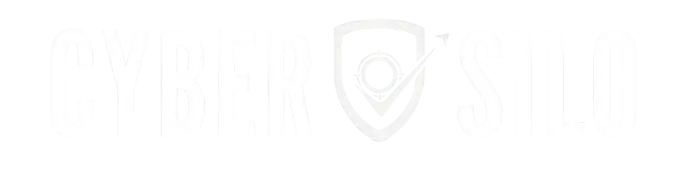 Cyber Silo Brand Logo in White Color